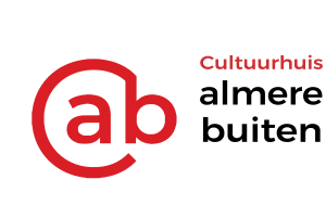 Logo CAB Cultuurhuis Almere Buiten met tekst Logo CAB Cultuurhuis Almere Buiten met tekst
