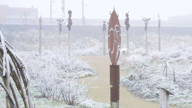 Zenit in Wintertijd tijdpad rijp